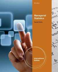 Managerial Statistics, International Edition (with Online Content Printed Access Card)