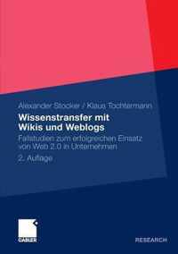 Wissenstransfer Mit Wikis Und Weblogs