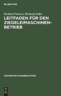 Leitfaden Fur Den Ziegeleimaschinen-Betrieb