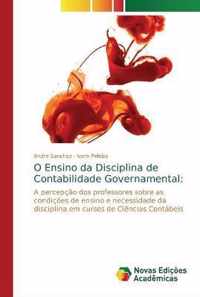 O Ensino da Disciplina de Contabilidade Governamental