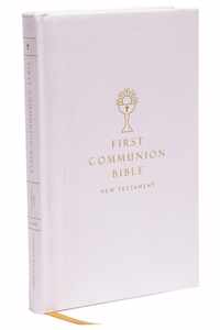 NABRE, New American Bible, Revised Edition, Catholic Bible, First Communion Bible: New Testament, Hardcover, White