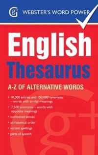 Webster's Word Power English Thesaurus