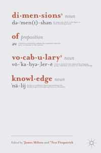 Dimensions of Vocabulary Knowledge