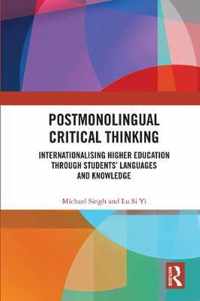 Postmonolingual Critical Thinking