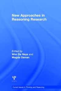 New Approaches in Reasoning Research