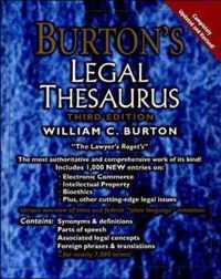 Burton's Legal Thesaurus, 3rd Edition