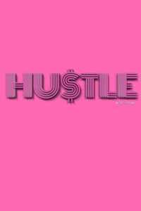 Hu$tle hot pink $ir Michael designer creative blank page journal