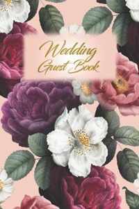 Wedding Guest Book: Wedding Guest Inpirational Message Advice Book for Newly Wed