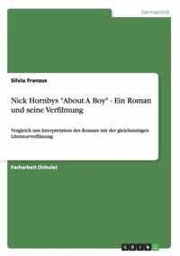 Nick Hornbys About A Boy - Ein Roman und seine Verfilmung