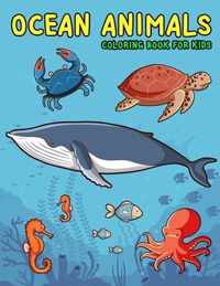 Ocean Animals Coloring Book for Kids