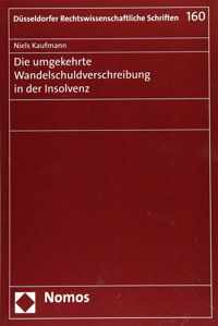 Die Umgekehrte Wandelschuldverschreibung in Der Insolvenz