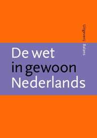 De Wet In Gewoon Nederlands