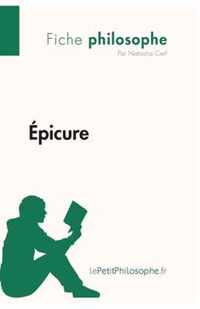 Épicure (Fiche philosophe): Comprendre la philosophie avec lePetitPhilosophe.fr