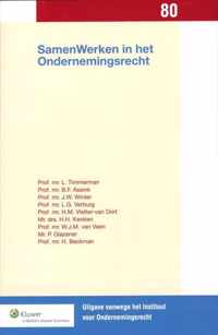 Uitgaven vanwege het Instituut voor Ondernemingsrecht, Rijksuniversiteit te Groningen 80 -   SamenWerken in het ondernemingsrecht