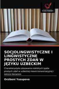 Socjolingwistyczne I Lingwistyczne Prostych Zda W Jzyku Uzbeckim