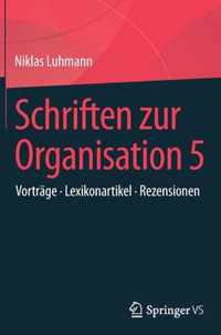 Schriften zur Organisation 5