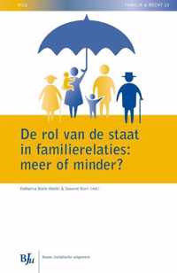 NILG - Familie en recht 13 - De rol van de staat in familierelaties: meer of minder?