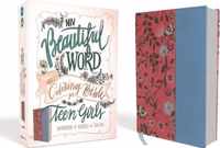 NIV, Beautiful Word Coloring Bible for Teen Girls, Leathersoft, Pink/Blue