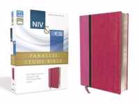 NIV, The Message, Parallel Study Bible, Leathersoft, Pink