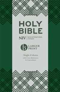 NIV Larger Print Compact Single Column Reference Bible