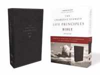 The NKJV, Charles F. Stanley Life Principles Bible, 2nd Edition, Leathersoft, Black, Comfort Print