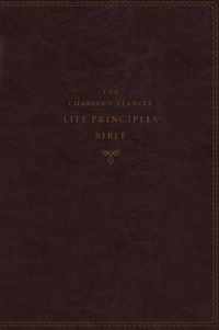 The NKJV, Charles F. Stanley Life Principles Bible, 2nd Edition, Leathersoft, Burgundy, Thumb Indexed, Comfort Print