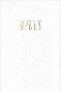 NIV, Gift and Award Bible, Leather-Look, White, Red Letter, Comfort Print