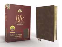 NIV, Life Application Study Bible, Third Edition, Bonded Leather, Brown, Red Letter