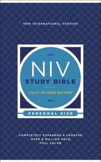 NIV Study Bible, Fully Revised Edition, Personal Size, Hardcover, Red Letter, Comfort Print