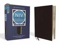 NIV Study Bible, Fully Revised Edition, Large Print, Bonded Leather, Black, Red Letter, Comfort Print