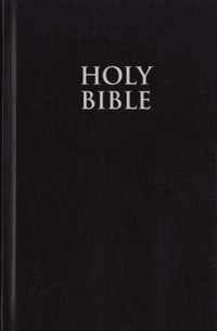 NIV, Pew Bible, Large Print, Hardcover, Black