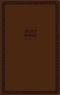 NIV, Value Thinline Bible, Leathersoft, Brown, Comfort Print