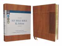 NIV, Holy Bible, XL Edition, Leathersoft, Brown, Comfort Print