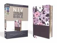 NIV, Thinline Reference Bible, Leathersoft, Purple, Red Letter, Comfort Print