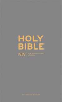 NIV Pocket Charcoal Soft-tone Bible with Zip