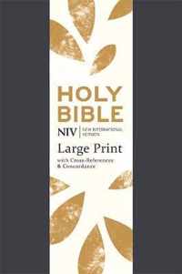 NIV Large Print Single-Column Deluxe Reference Bible