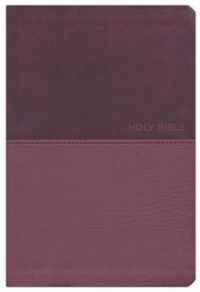 NKJV, Value Thinline Bible, Large Print, Leathersoft, Burgundy, Red Letter, Comfort Print