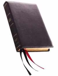 KJV Holy Bible, Giant Print Thinline Bible, Black Premier Goatskin Leather, Premier Collection, Red Letter, Comfort Print