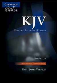 KJV Concord Reference Bible, Black Edge-lined Goatskin Leather, Red-letter Text KJ566