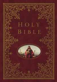 NKJV, Providence Collection Family Bible, Hardcover, Thumb Indexed, Red Letter