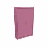 NKJV, Reference Bible, Compact Large Print, Imitation Leather, Pink, Red Letter Edition, Comfort Print