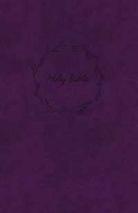 NKJV, Value Thinline Bible, Large Print, Leathersoft, Purple, Red Letter, Comfort Print