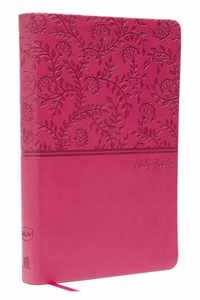 NKJV, Value Thinline Bible, Leathersoft, Pink, Red Letter, Comfort Print