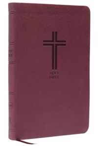 NKJV, Value Thinline Bible, Leathersoft, Burgundy, Red Letter, Comfort Print