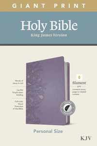 KJV Personal Size Giant Print Bible, Filament Ed., Lavender