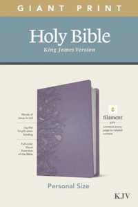 KJV Personal Size Giant Print Bible, Filament Ed., Lavender