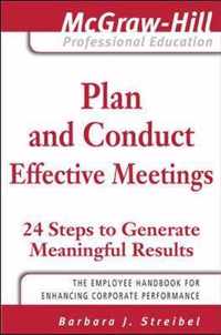 Plan and Conduct Effective Meetings