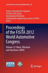 Proceedings of the FISITA 2012 World Automotive Congress: Volume 13