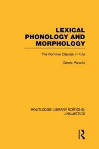 Lexical Phonology and Morphology