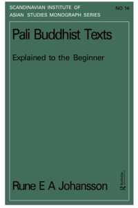 Pali Buddhist Texts